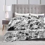 katsuki bakugo – couverture décorative en flanelle, couvre lit portable pour la maison 100x125cm