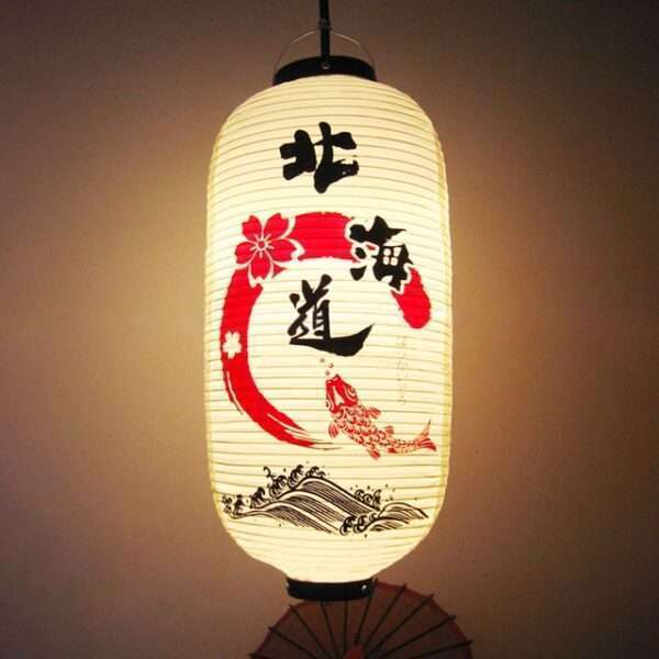 Lanternes suspendues traditionnelles japonaises lanterne tanche en PVC Izakaya pour d cor publicitaire de bistrot Restaurant jpg x